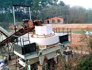 河卵石破碎制沙生產線