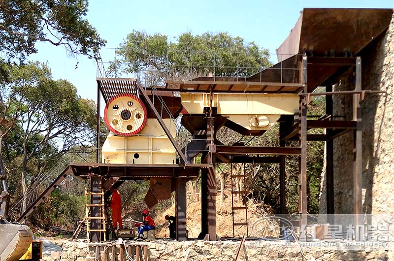 PE-800×1060鄂破機現場 PE-800×1060鄂破機現場