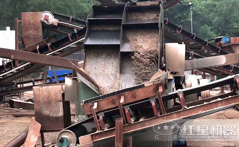 洗沙機----客戶洗沙現場 洗沙機----客戶洗沙現場