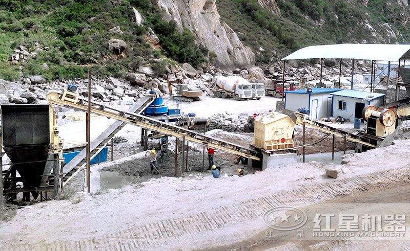 石頭碎沙生產線