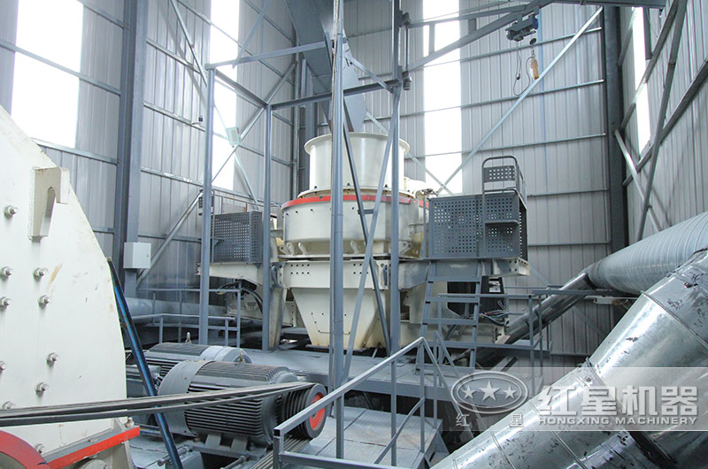 登封風化石制砂生產(chǎn)線現(xiàn)場 登封風化石制砂生產(chǎn)線現(xiàn)場