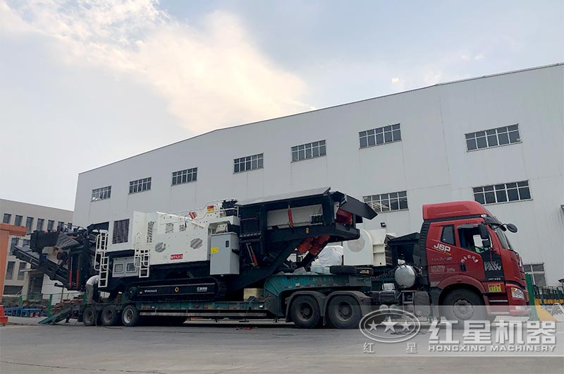 移動破碎機全套設備整裝發貨 移動破碎機全套設備整裝發貨