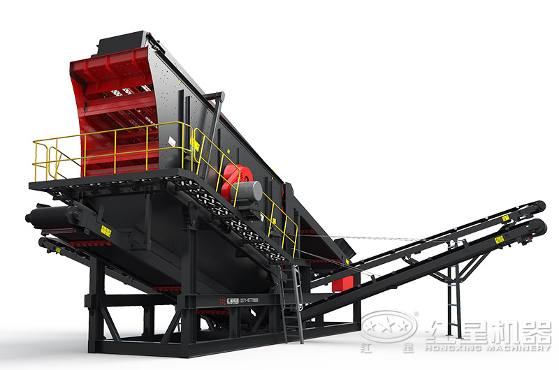 模塊框架式小型移動篩分站