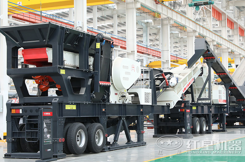 節能型移動破碎站(輪胎式) 節能型移動破碎站(輪胎式)