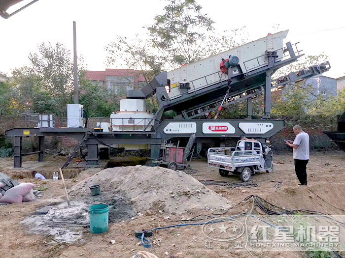 車載移動(dòng)制砂機(jī)