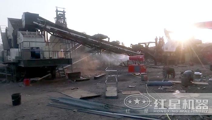 建筑垃圾回收粉碎機江西客戶現場 建筑垃圾回收粉碎機江西客戶現場