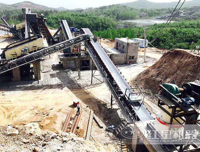 南陽圓錐破碎機生產線