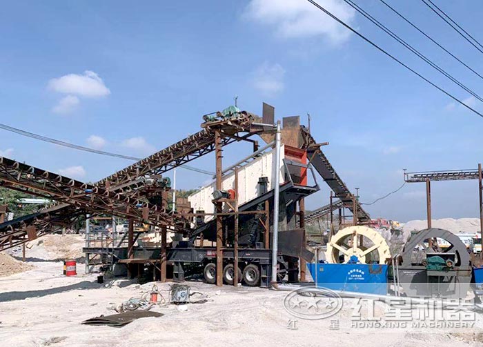 移動制沙洗沙現場 移動制沙洗沙現場