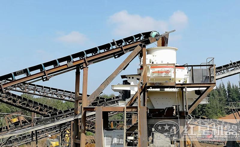 河石制砂設備安裝現場