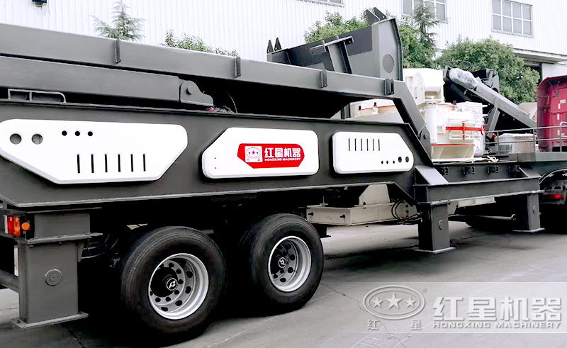 移動式河石制砂機移動較方便