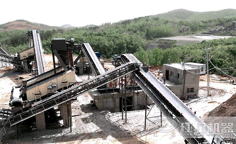 固定式人工制砂現場 固定式人工制砂現場