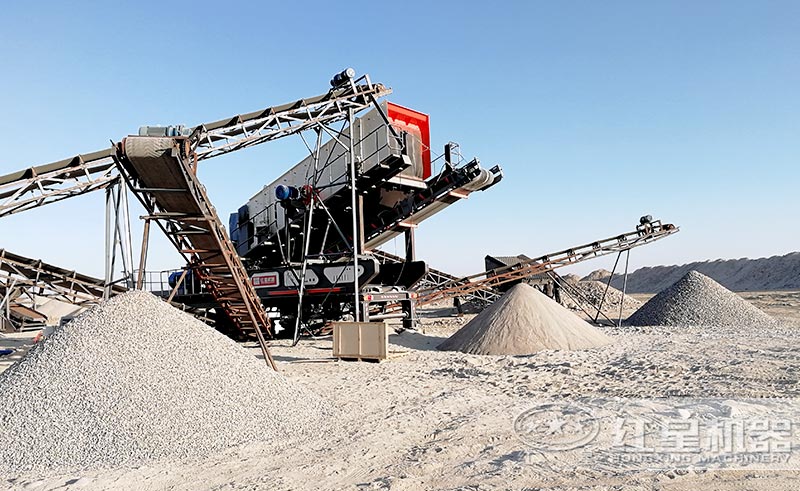 時產200噸的可以移動的河卵石制砂機 時產200噸的可以移動的河卵石制砂機