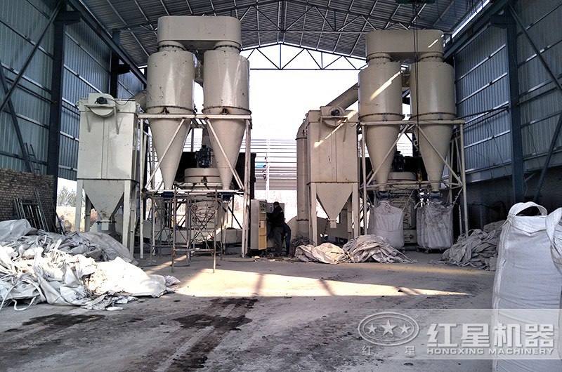 石灰石磨粉生產線案例