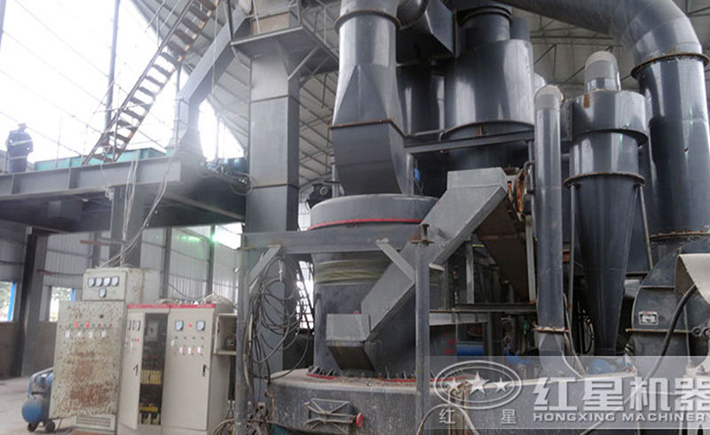 粉煤灰生產現場