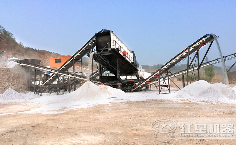 移動式破碎機生產現場 移動式破碎機生產現場