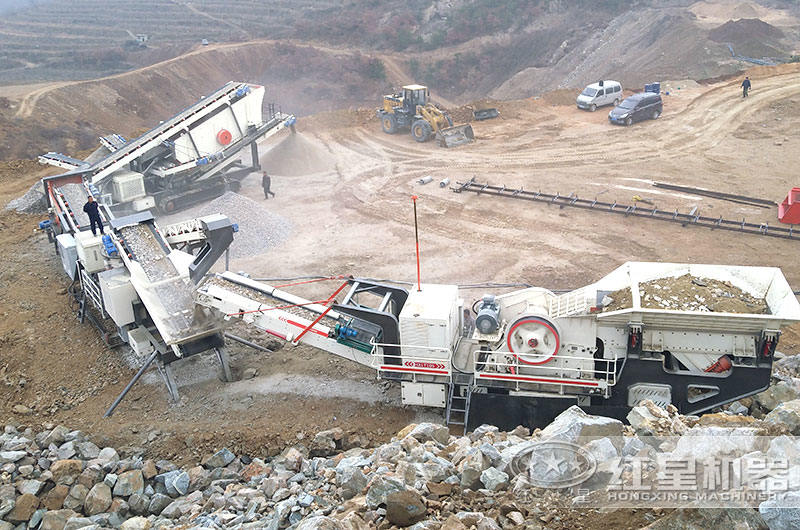 履帶流動式碎石機多機組合生產 履帶流動式碎石機多機組合生產