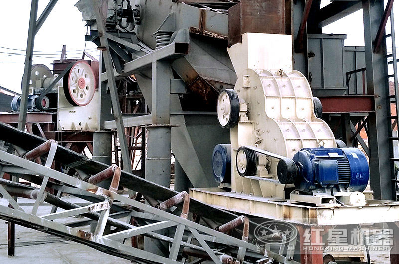 雙極粉碎機現場作業