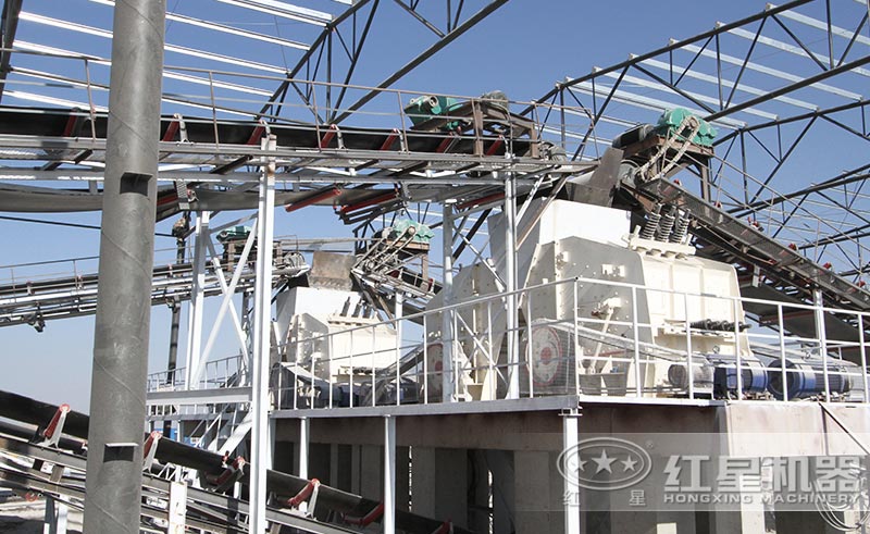 多臺反擊破組成的時產(chǎn)200噸人工砂石生產(chǎn)線 多臺反擊破組成的時產(chǎn)200噸人工砂石生產(chǎn)線