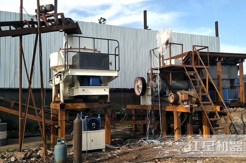 制砂現場 制砂現場