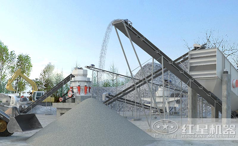 石料破碎機生產現場