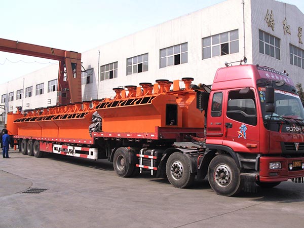 紅星機器環保型浮選機正發往客戶現場 紅星機器環保型浮選機正發往客戶現場