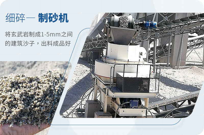 玄武巖制砂機