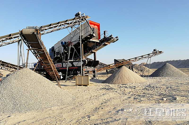 移動打石機生產現場