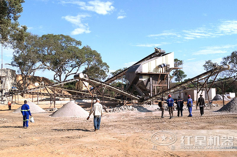 石料生產線現場 石料生產線現場