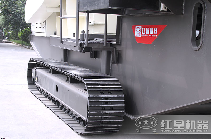 河卵石流動制砂履帶行走