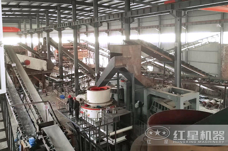 廣東制砂機生產線現場 廣東制砂機生產線現場