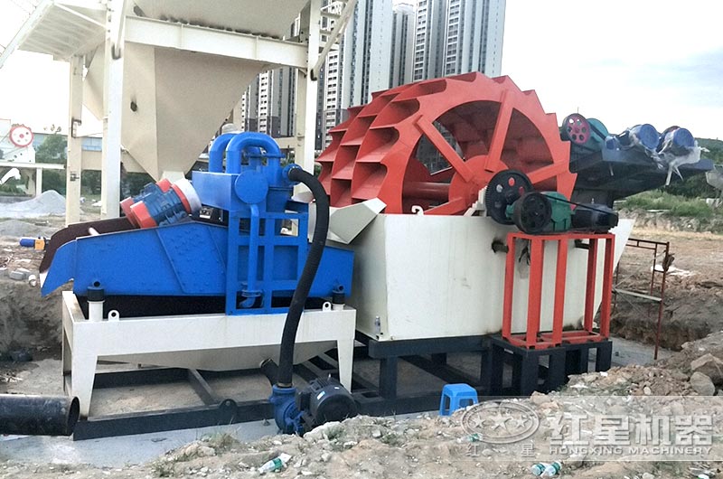 輪斗洗砂生產(chǎn)線