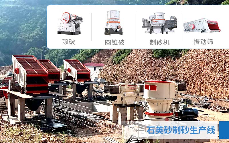 紅星配置的石英砂生產線