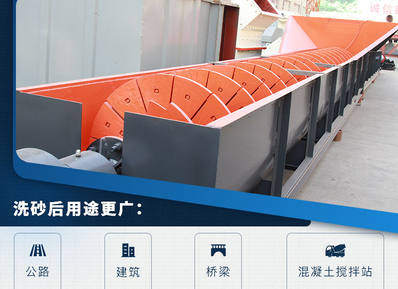 洗砂后用途更廣泛 洗砂后用途更廣泛