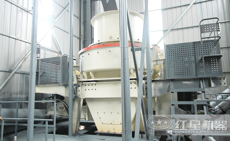 立式制砂機現場