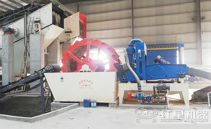 環保洗砂機現場 環保洗砂機現場