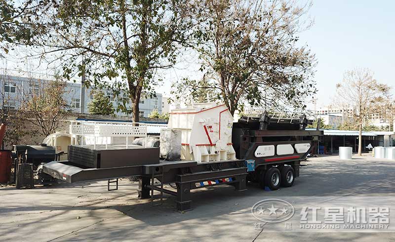 輪胎移動破碎站