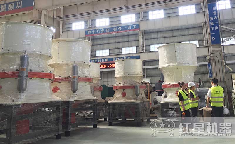 用戶考察圓錐破碎機 用戶考察圓錐破碎機