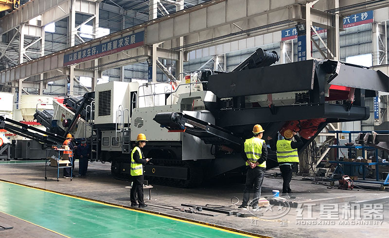 履帶振動篩用戶考察 履帶振動篩用戶考察