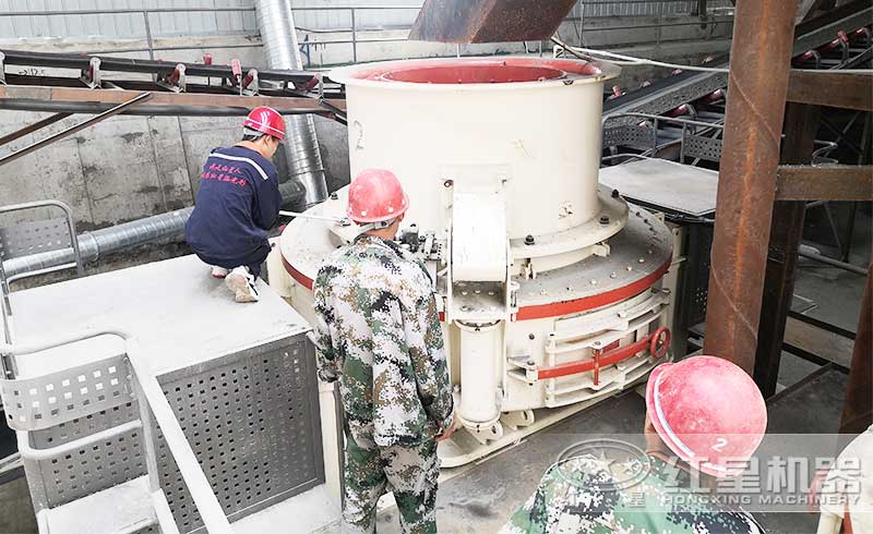 大型制砂機安裝調試