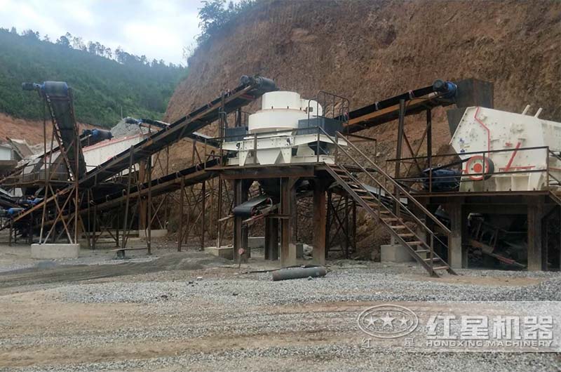 顎破+反擊破+制砂機方案現場 顎破+反擊破+制砂機方案現場