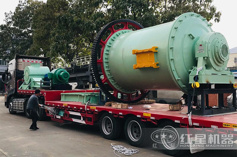 紅星機器球磨機發(fā)貨