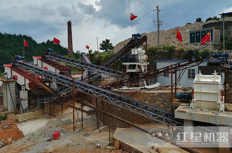 石灰石碎石加工客戶現場實拍 石灰石碎石加工客戶現場實拍