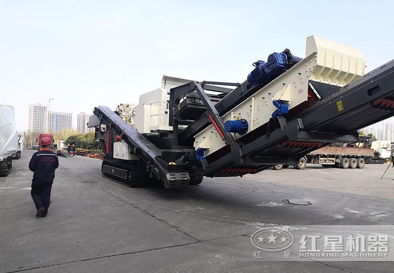 移動風化石破碎制砂機 移動風化石破碎制砂機