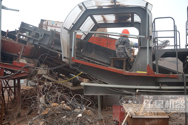 建筑垃圾再處理時(shí)分選出來(lái)的鋼筋 建筑垃圾再處理時(shí)分選出來(lái)的鋼筋