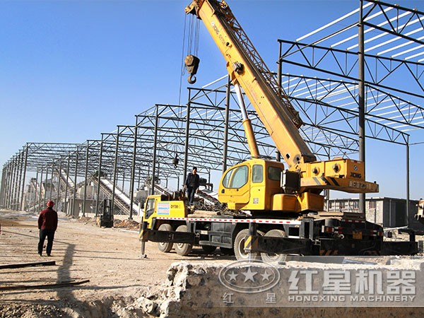 新型石料生產(chǎn)線現(xiàn)場