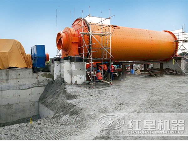 500球磨機工作現場 500球磨機工作現場