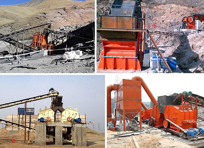 50tph反擊破現場作業圖