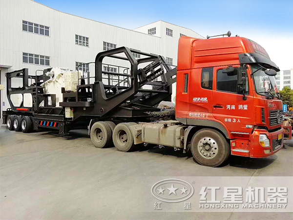 HX系列環保車載移動嗑石機 HX系列環保車載移動嗑石機