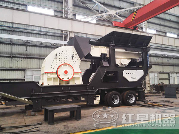 650t/h車載式碎石機廠區