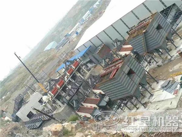 時產1500噸重錘式破碎石料生產線設備現場配置 時產1500噸重錘式破碎石料生產線設備現場配置